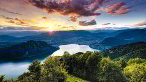 9-Tramonto-luganese- Enrico Boggia